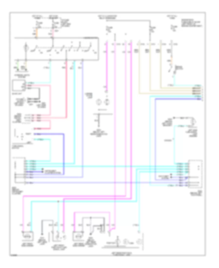 Exterior Lamps Wiring Diagram Wagon 1 of 2 for Suzuki Forenza 2006