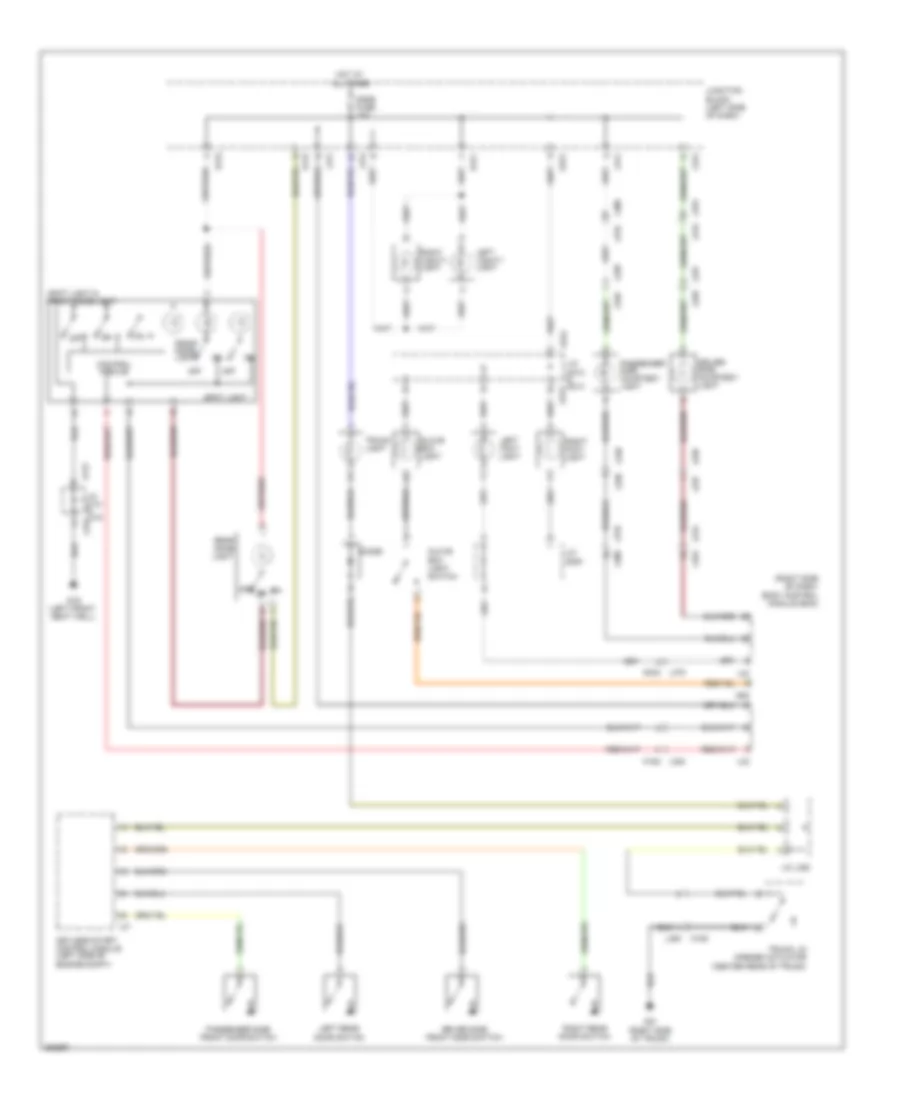 Courtesy Lamps Wiring Diagram for Suzuki Kizashi SE 2011