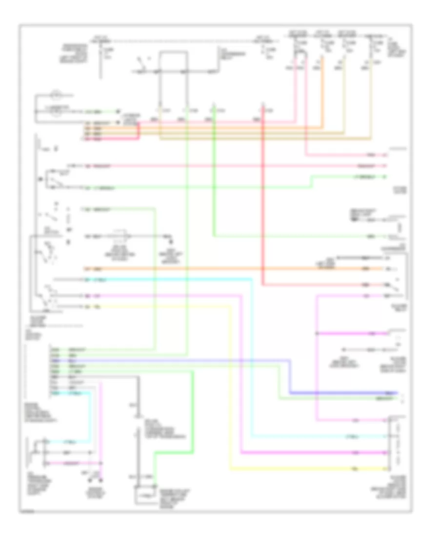 Manual A C Wiring Diagram 1 of 2 for Suzuki Forenza Premium 2006