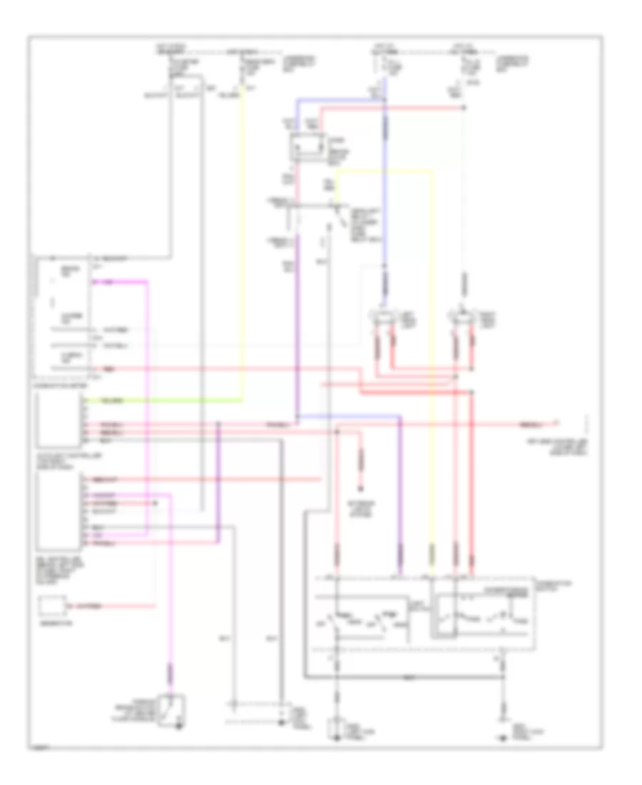Headlight Wiring Diagram for Suzuki Vitara JLS 2000