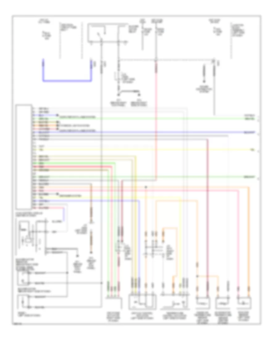 Automatic A C Wiring Diagram 1 of 2 for Suzuki SX4 2011