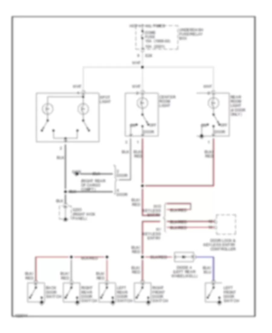 Courtesy Lamps Wiring Diagram for Suzuki Vitara JS 2000