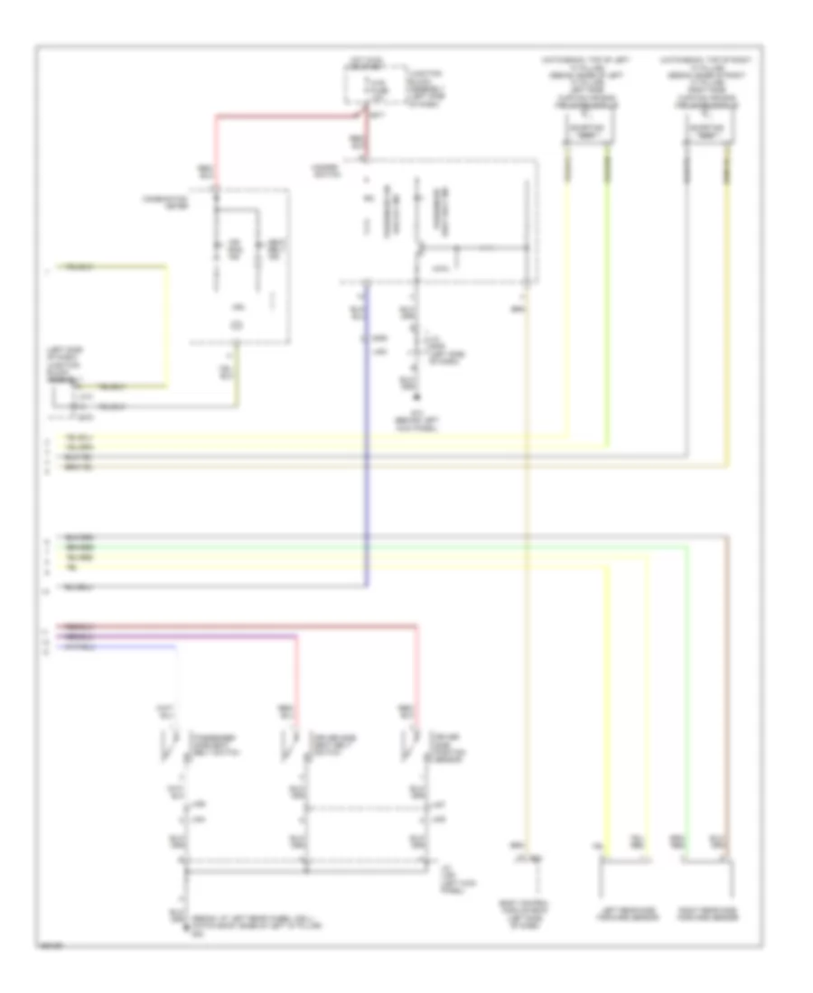 Supplemental Restraints Wiring Diagram with Advanced Air Bags 2 of 2 for Suzuki SX4 Crossover 2011