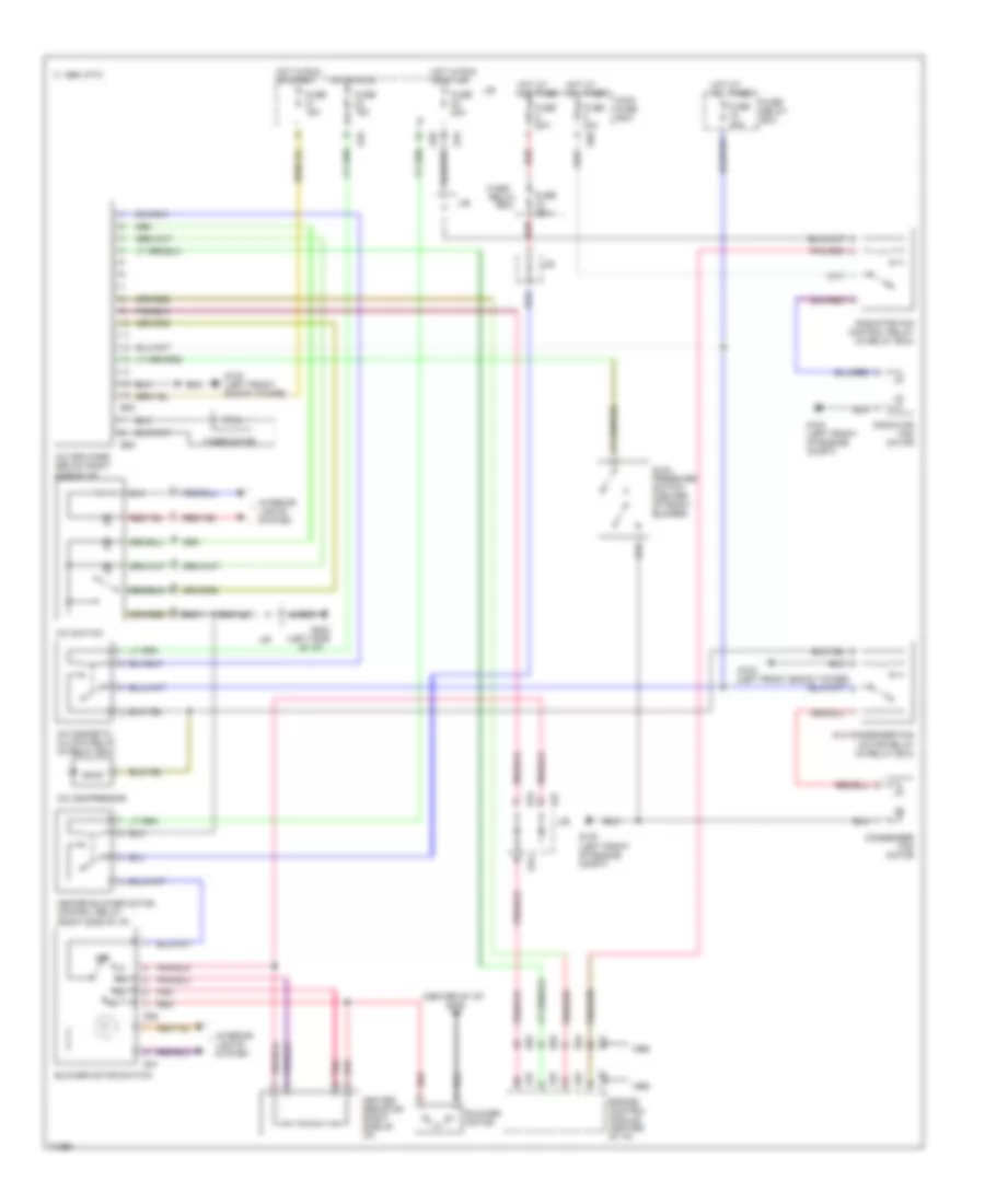 A C Wiring Diagram for Suzuki Esteem GL 1996