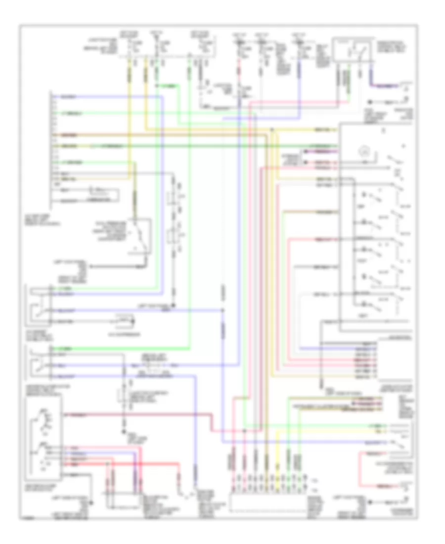 Manual A C Wiring Diagram Early Production for Suzuki Esteem GL 2001