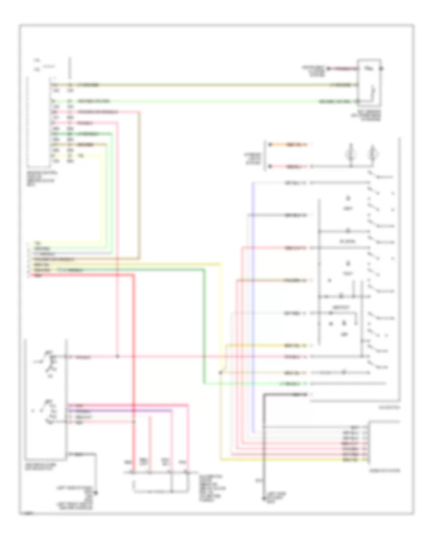 Manual AC Wiring Diagram, Late Production (2 of 2) for Suzuki Esteem GL 2001