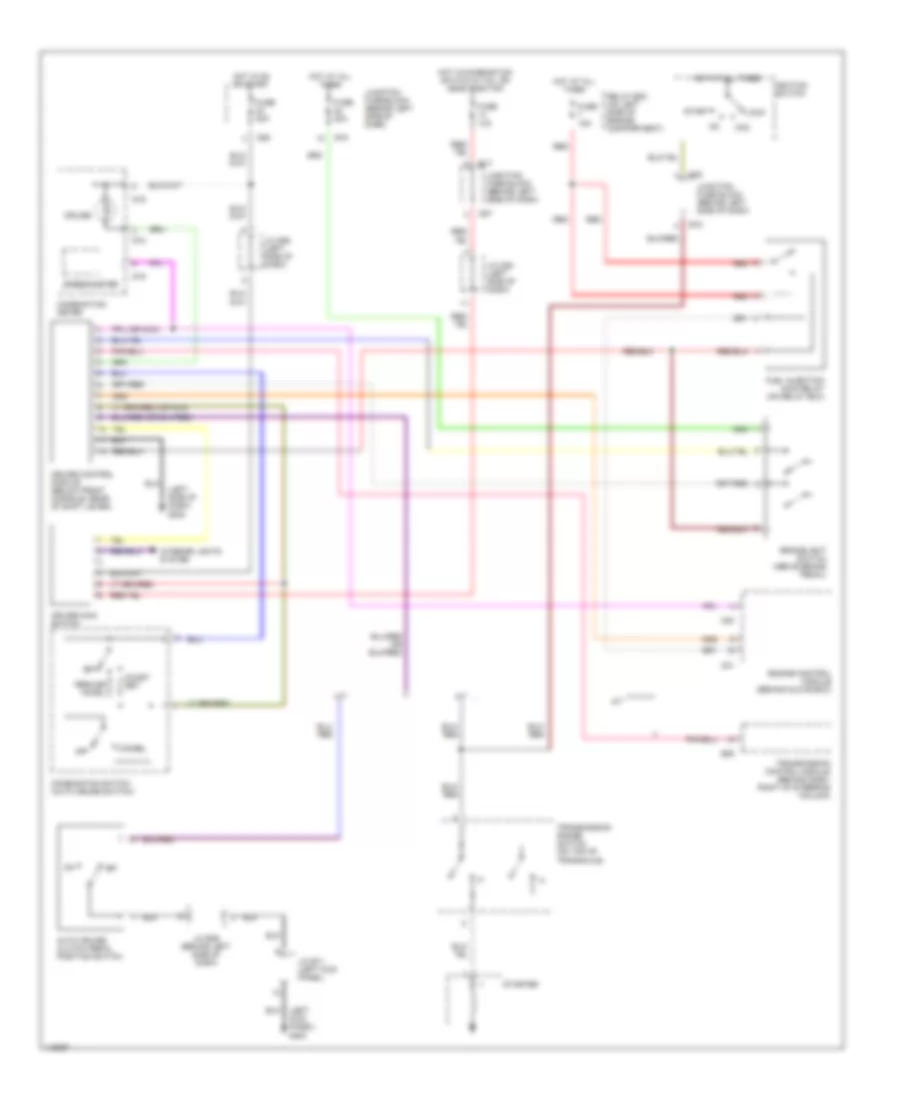 Cruise Control Wiring Diagram for Suzuki Esteem GLX 2001