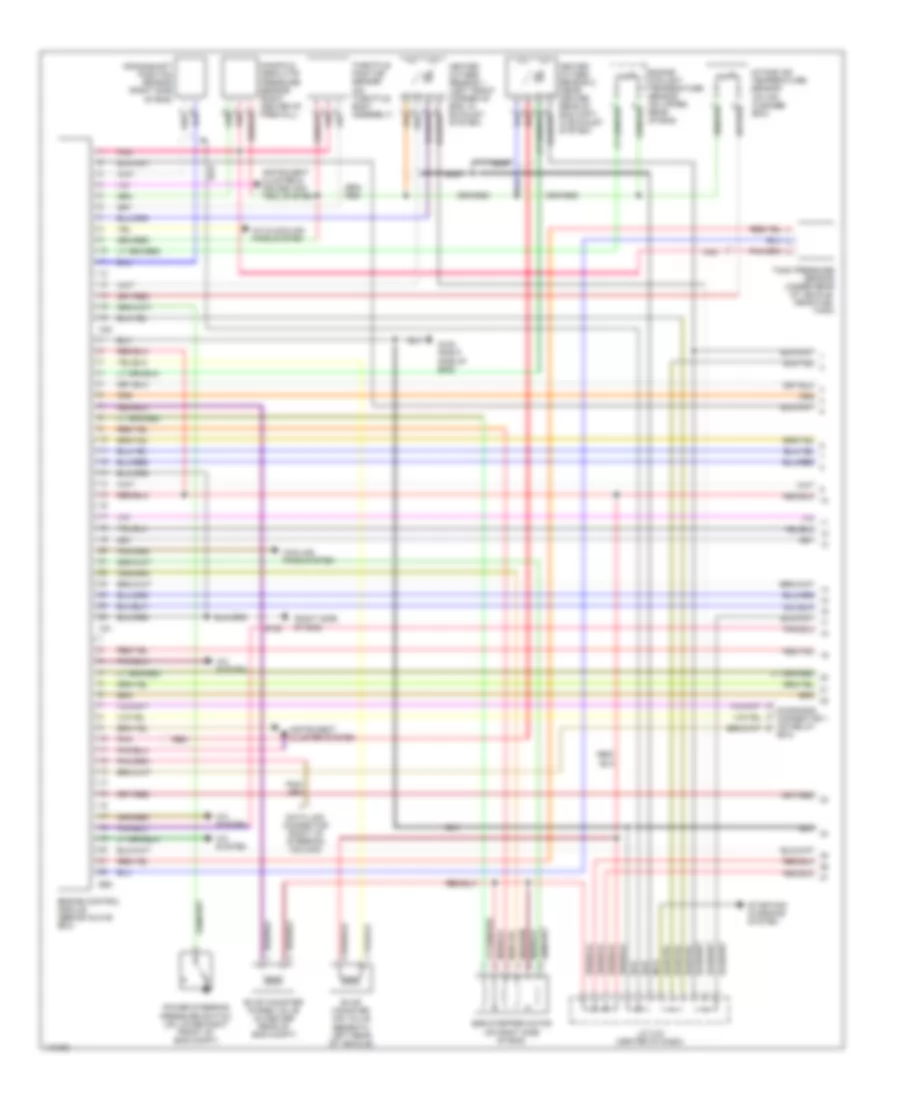 1 6L Engine Performance Wiring Diagrams 1 of 2 for Suzuki Esteem GLX 2001