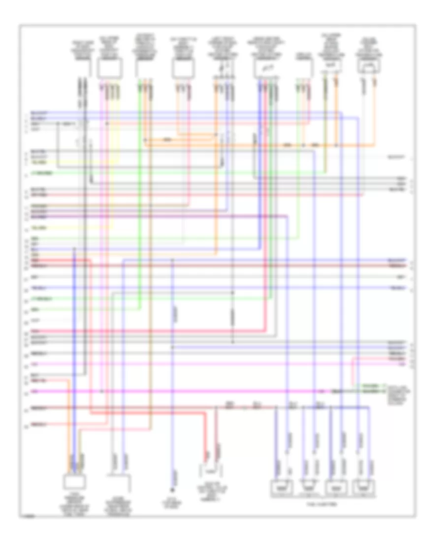 1.8L, Engine Performance Wiring Diagrams (2 of 3) for Suzuki Esteem GLX 2001