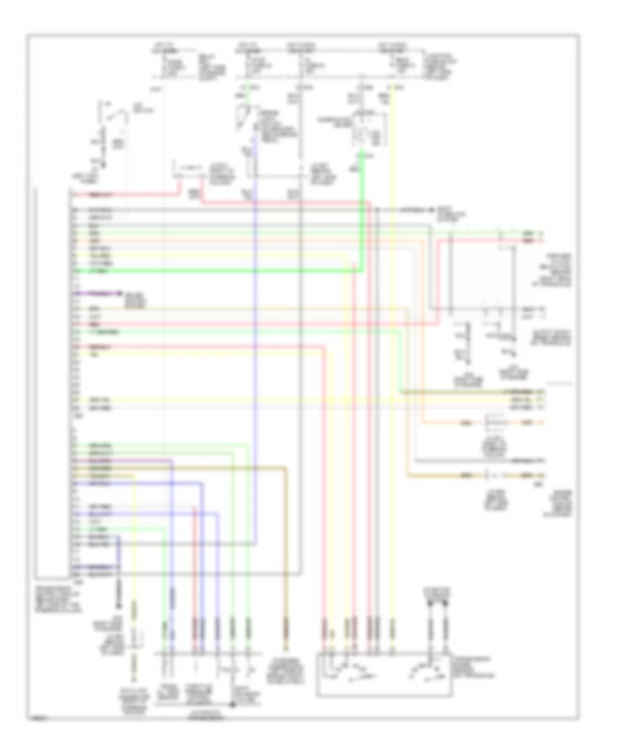 1.8L, AT Wiring Diagram for Suzuki Esteem GLX 2001