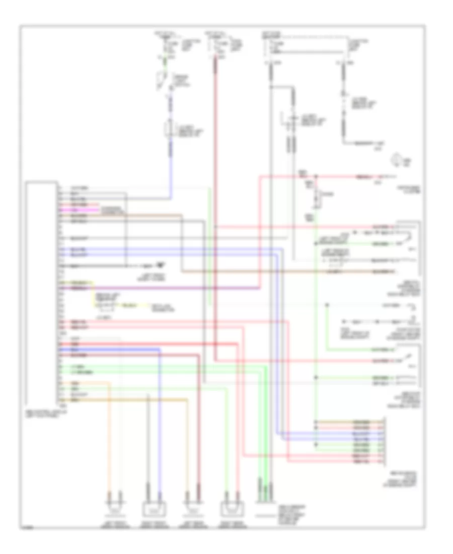 Anti-lock Brake Wiring Diagrams for Suzuki Esteem GLX+ 1996