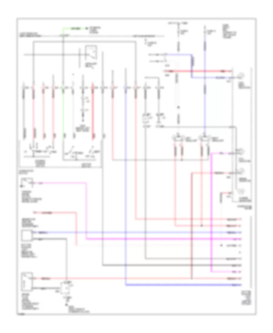 Headlight Wiring Diagram for Suzuki Esteem GLX+ 1996