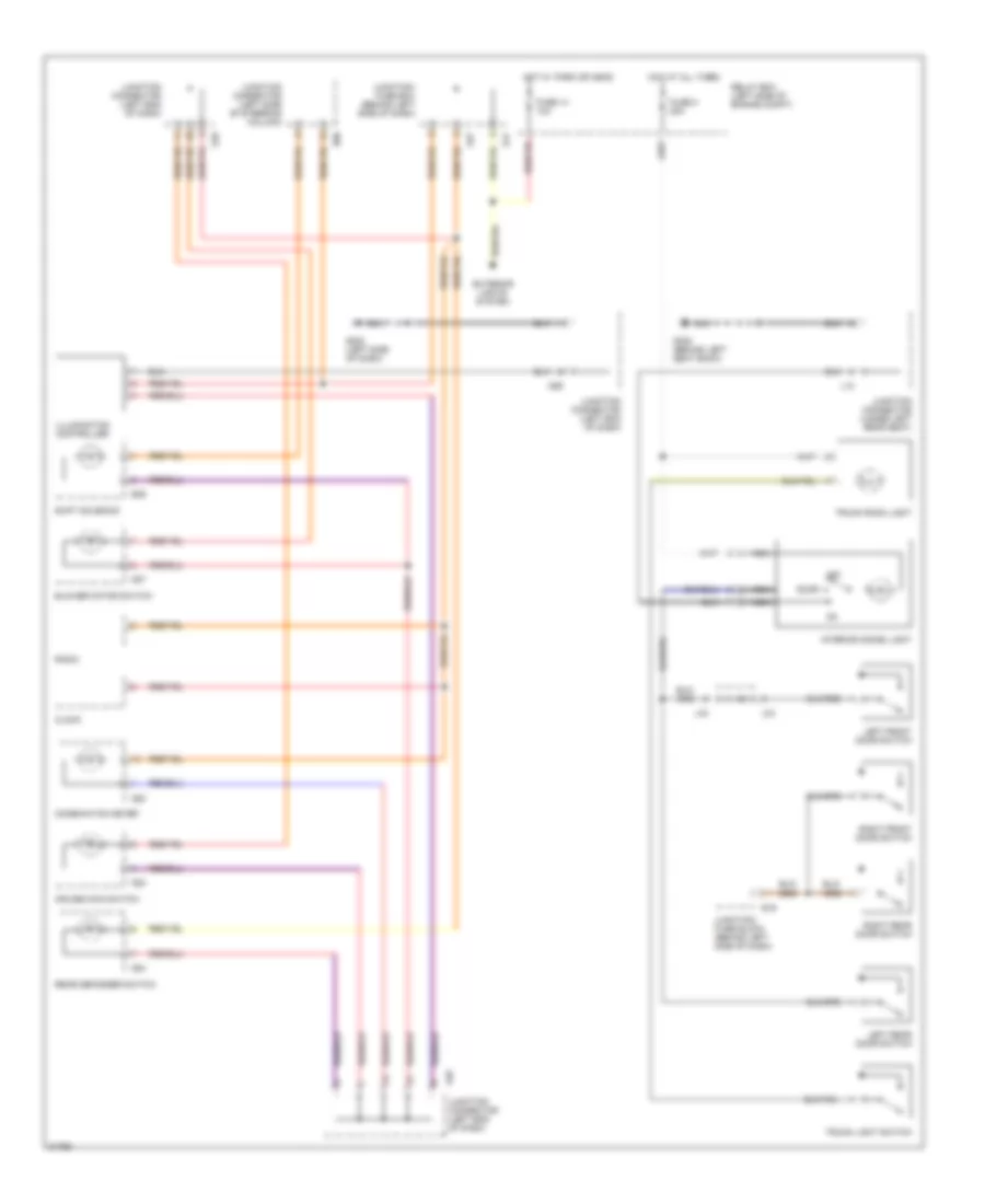 Interior Light Wiring Diagram for Suzuki Esteem GLX+ 1996