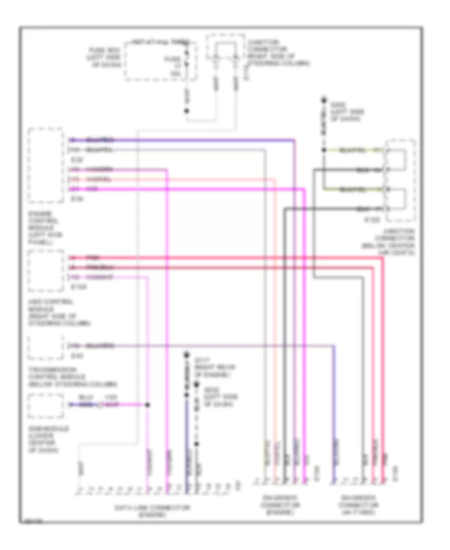 1.8L, Computer Data Lines for Suzuki Sidekick JS 1996