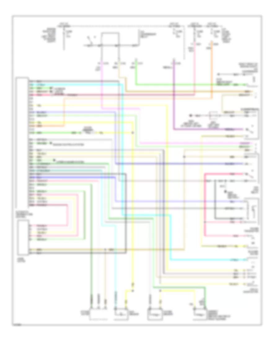 Automatic A C Wiring Diagram 1 of 2 for Suzuki Verona 2006