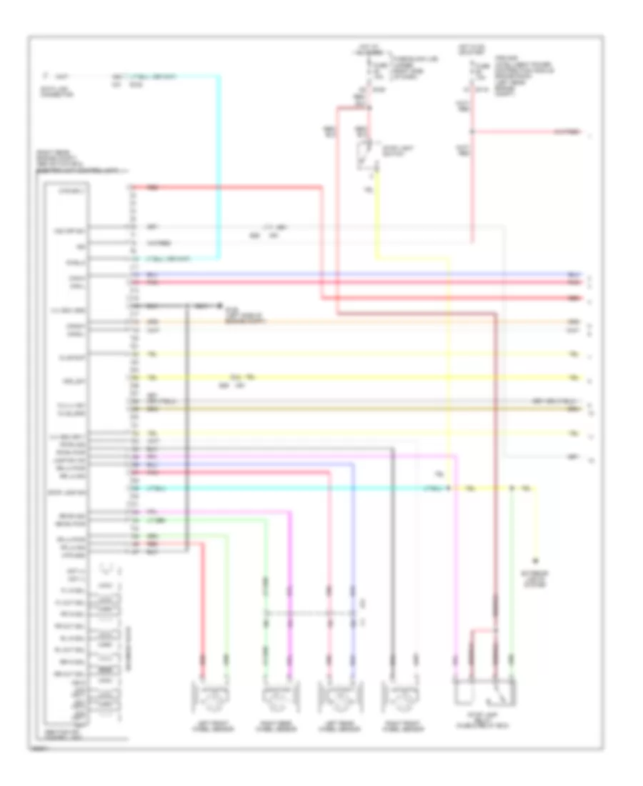 Anti lock Brakes Wiring Diagram with HDC 1 of 2 for Suzuki Equator 2012