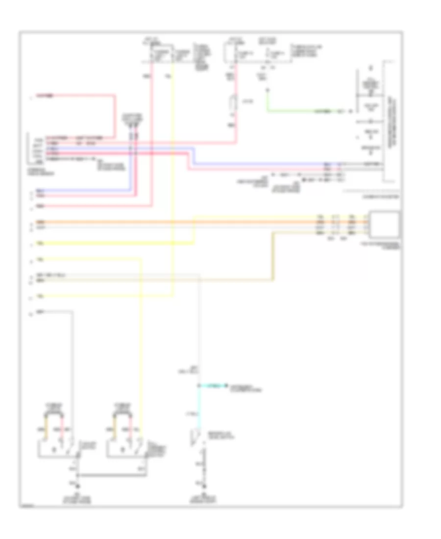 Anti lock Brakes Wiring Diagram with HDC 2 of 2 for Suzuki Equator 2012