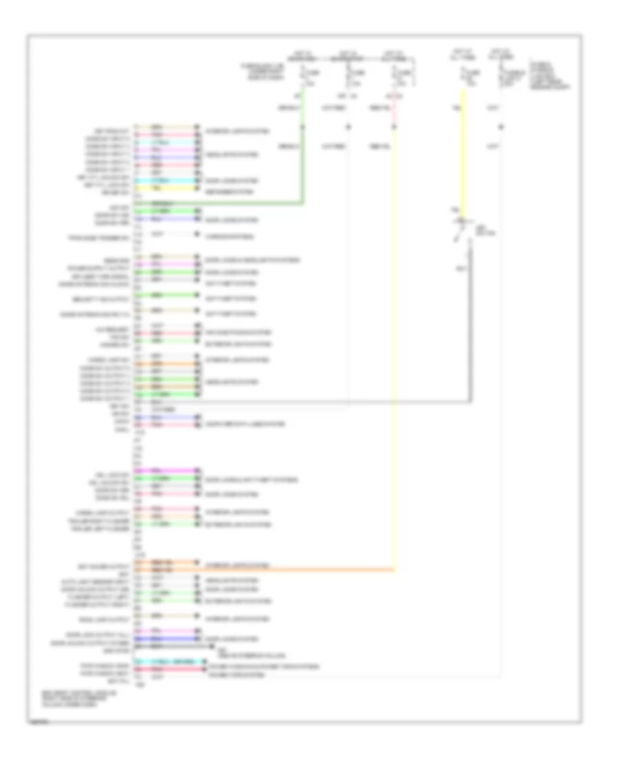 Body Control Modules Wiring Diagram for Suzuki Equator 2012