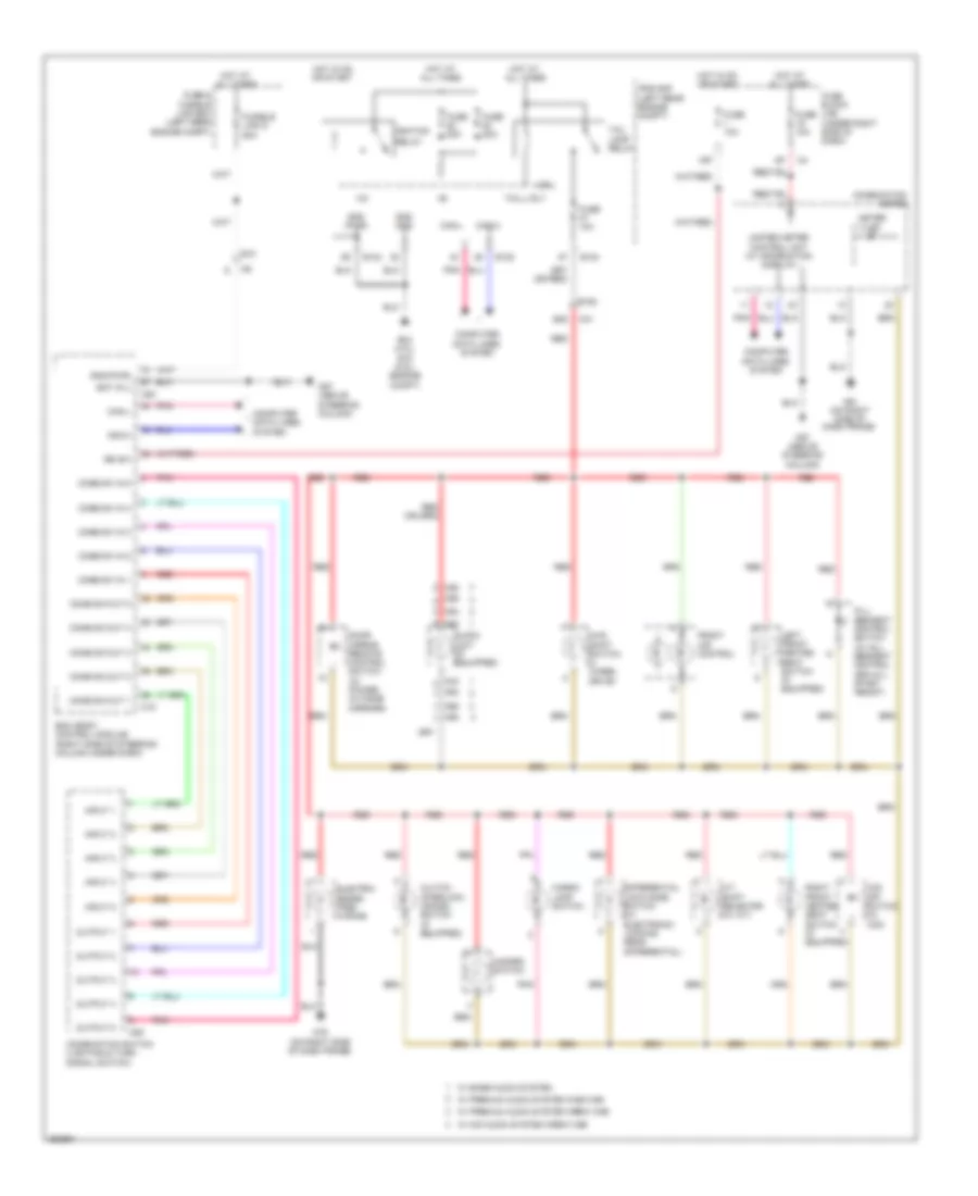 Instrument Illumination Wiring Diagram for Suzuki Equator 2012