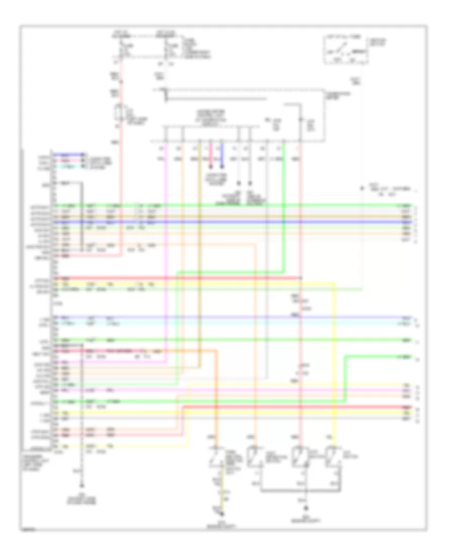 4WD Wiring Diagram 1 of 2 for Suzuki Equator 2012