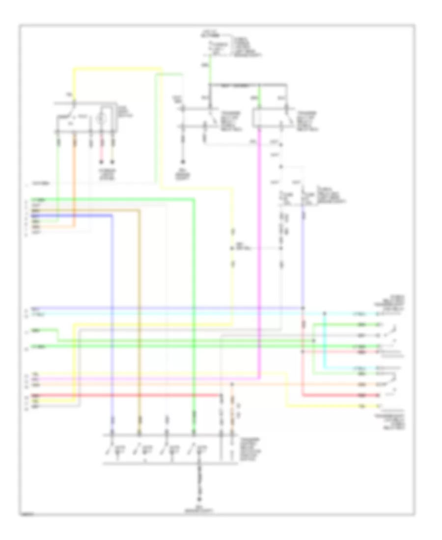 4WD Wiring Diagram 2 of 2 for Suzuki Equator 2012