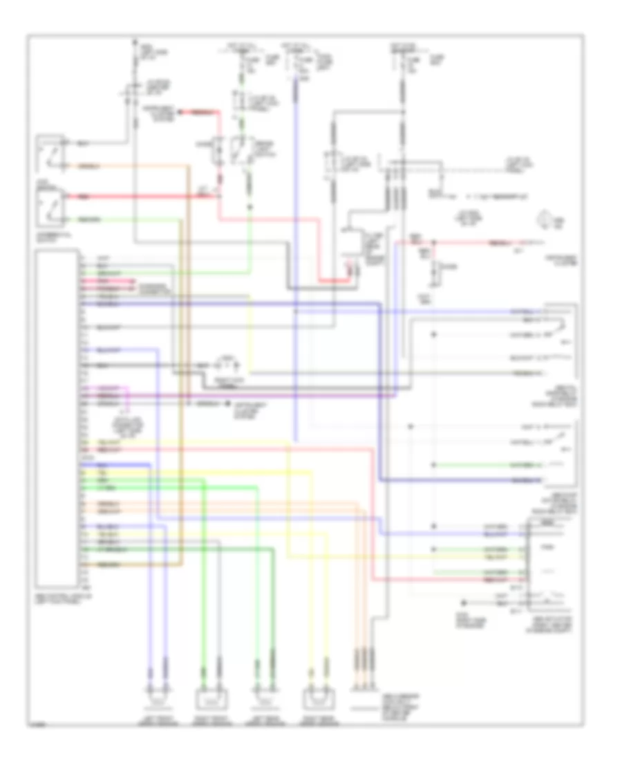 1 8L Anti lock Brake Wiring Diagrams for Suzuki Sidekick Sport JX 1996