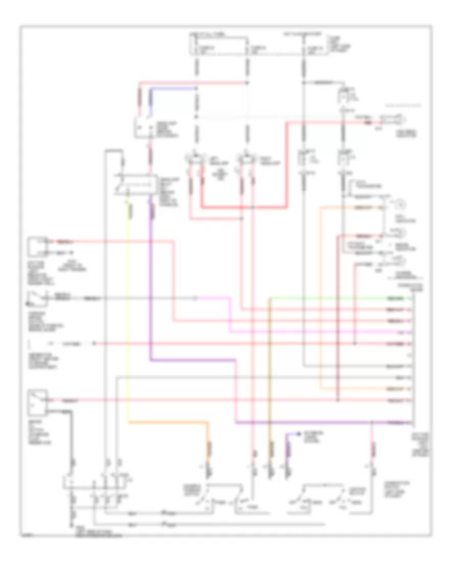 1.8L, Headlight Wiring Diagram for Suzuki Sidekick Sport JX 1996