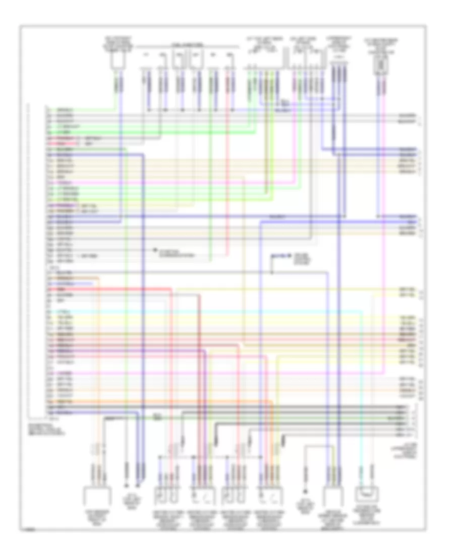 2.5L, Engine Performance Wiring Diagrams (1 of 3) for Suzuki Grand Vitara JLX+ 2001