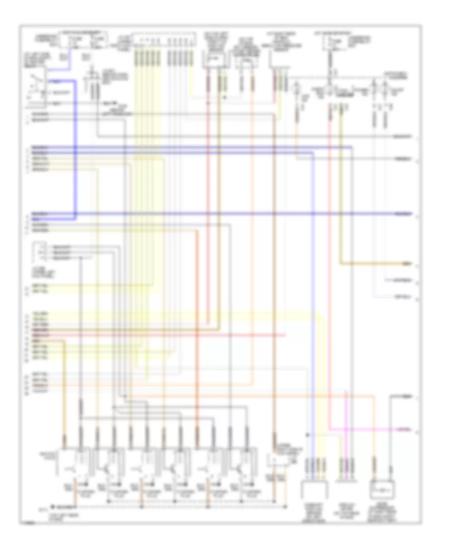 2.5L, Engine Performance Wiring Diagrams (2 of 3) for Suzuki Grand Vitara JLX+ 2001