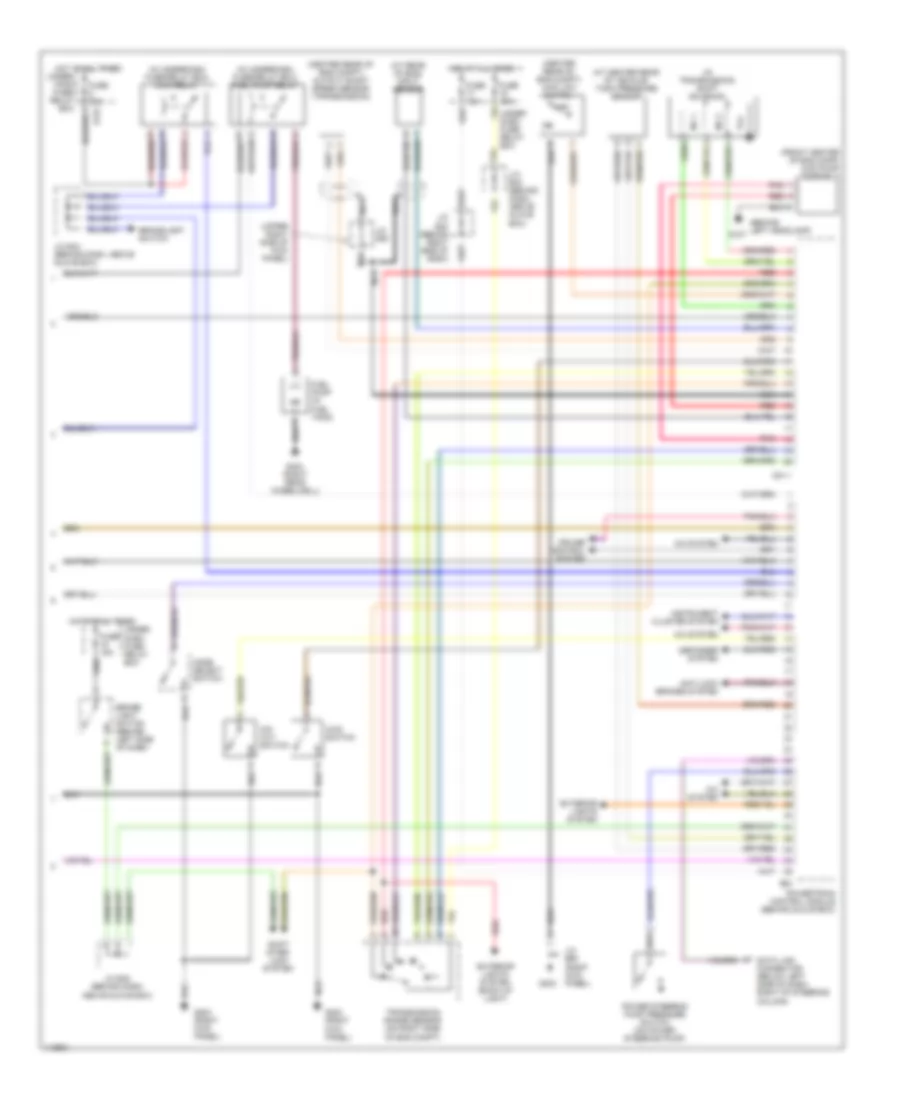 2.5L, Engine Performance Wiring Diagrams (3 of 3) for Suzuki Grand Vitara JLX+ 2001