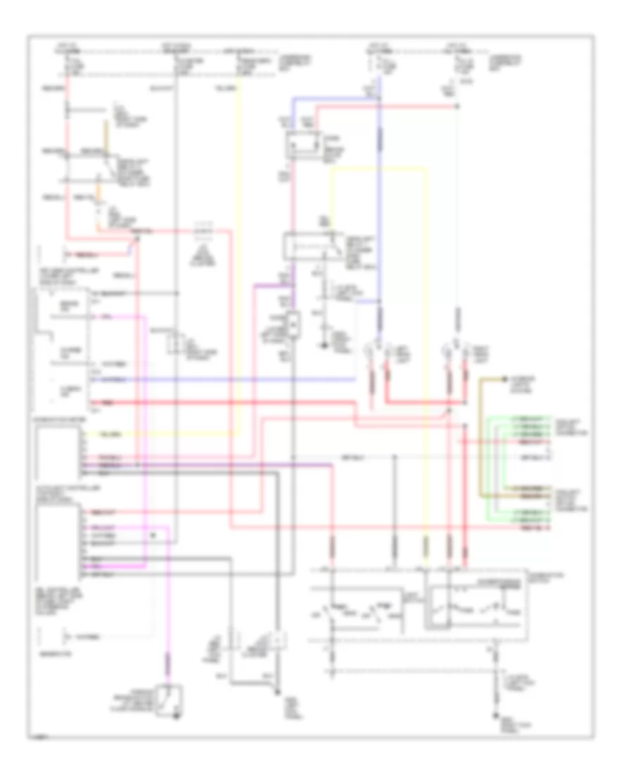 Headlight Wiring Diagram for Suzuki Grand Vitara JLX+ 2001