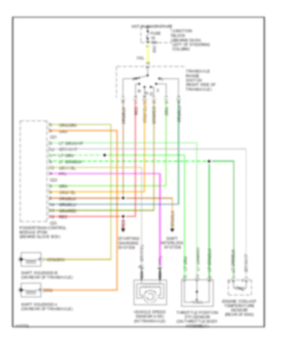 A T Wiring Diagram for Suzuki Swift GA 2001