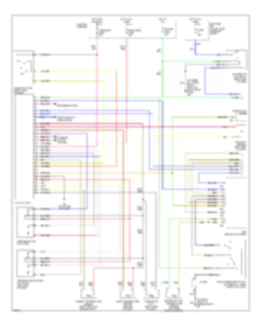 Automatic AC Wiring Diagram (1 of 2) for Suzuki Aerio 2007