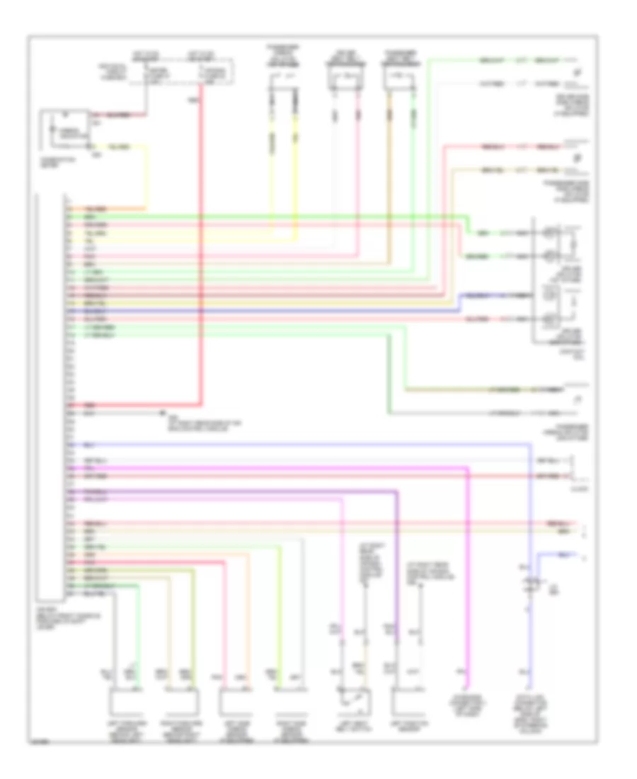 Supplemental Restraints Wiring Diagram 1 of 2 for Suzuki Aerio 2007