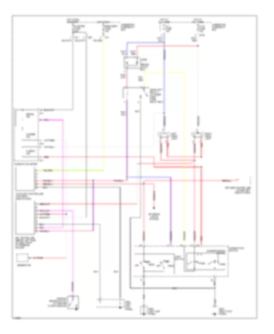 Headlight Wiring Diagram for Suzuki Vitara JLS 2001