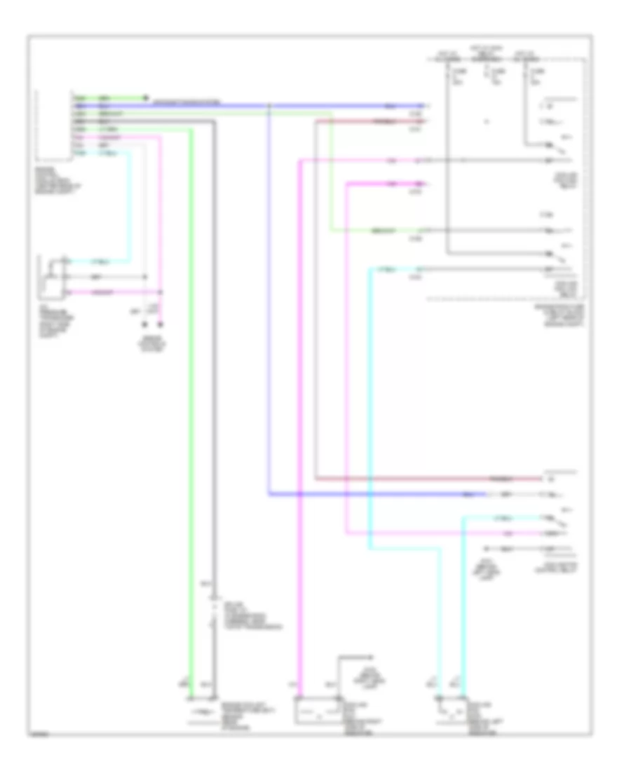 Cooling Fan Wiring Diagram for Suzuki Forenza 2007