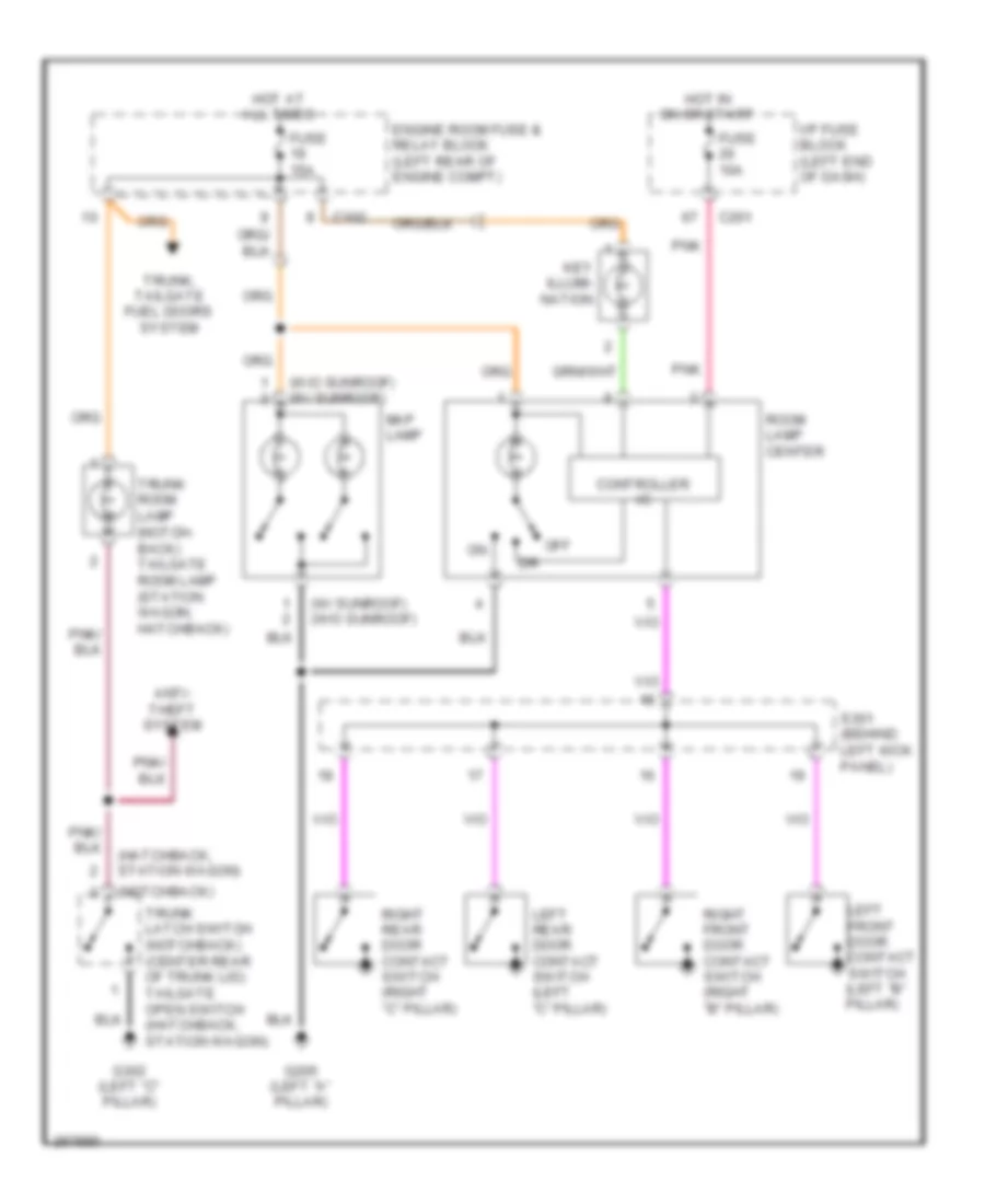 Courtesy Lamps Wiring Diagram for Suzuki Forenza 2007