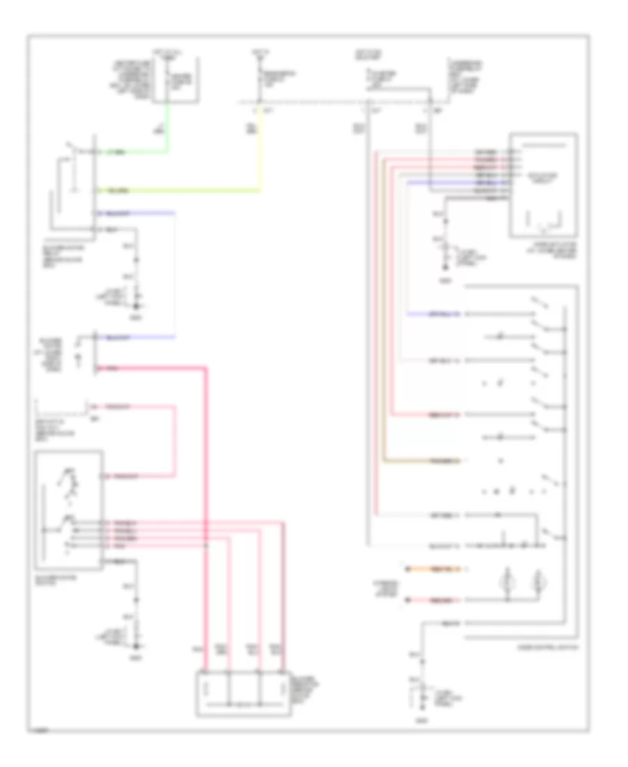 Heater Wiring Diagram for Suzuki Vitara JS 2001