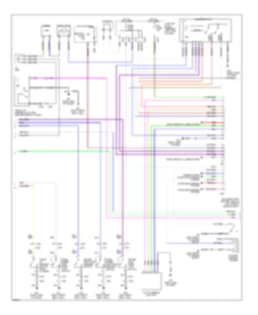 Anti-theft Wiring Diagram (2 of 3) for Suzuki Kizashi S 2012