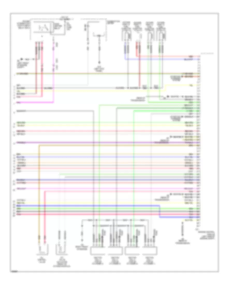 2.4L, Engine Performance Wiring Diagram (3 of 3) for Suzuki Kizashi S 2012