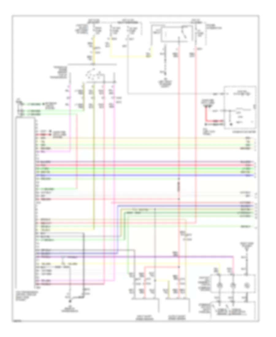 AT Wiring Diagram (1 of 2) for Suzuki Kizashi S 2012