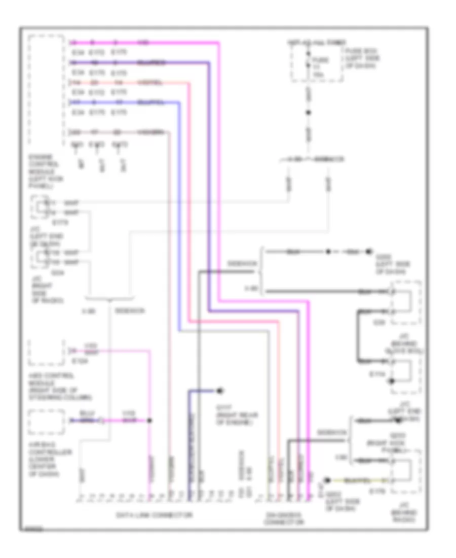 Computer Data Lines for Suzuki X-90 1997