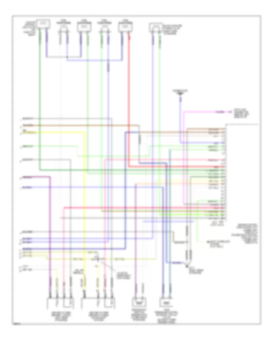 1.6L, Engine Performance Wiring Diagrams, MT  3 Speed AT (3 of 3) for Suzuki X-90 1997