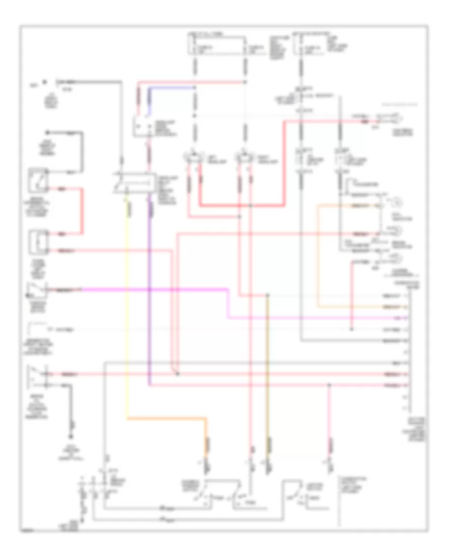 Headlight Wiring Diagram for Suzuki X-90 1997