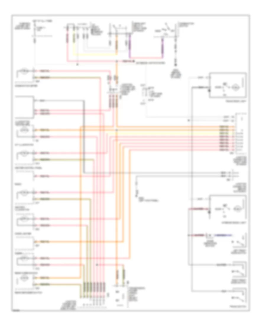 Interior Light Wiring Diagram for Suzuki X 90 1997