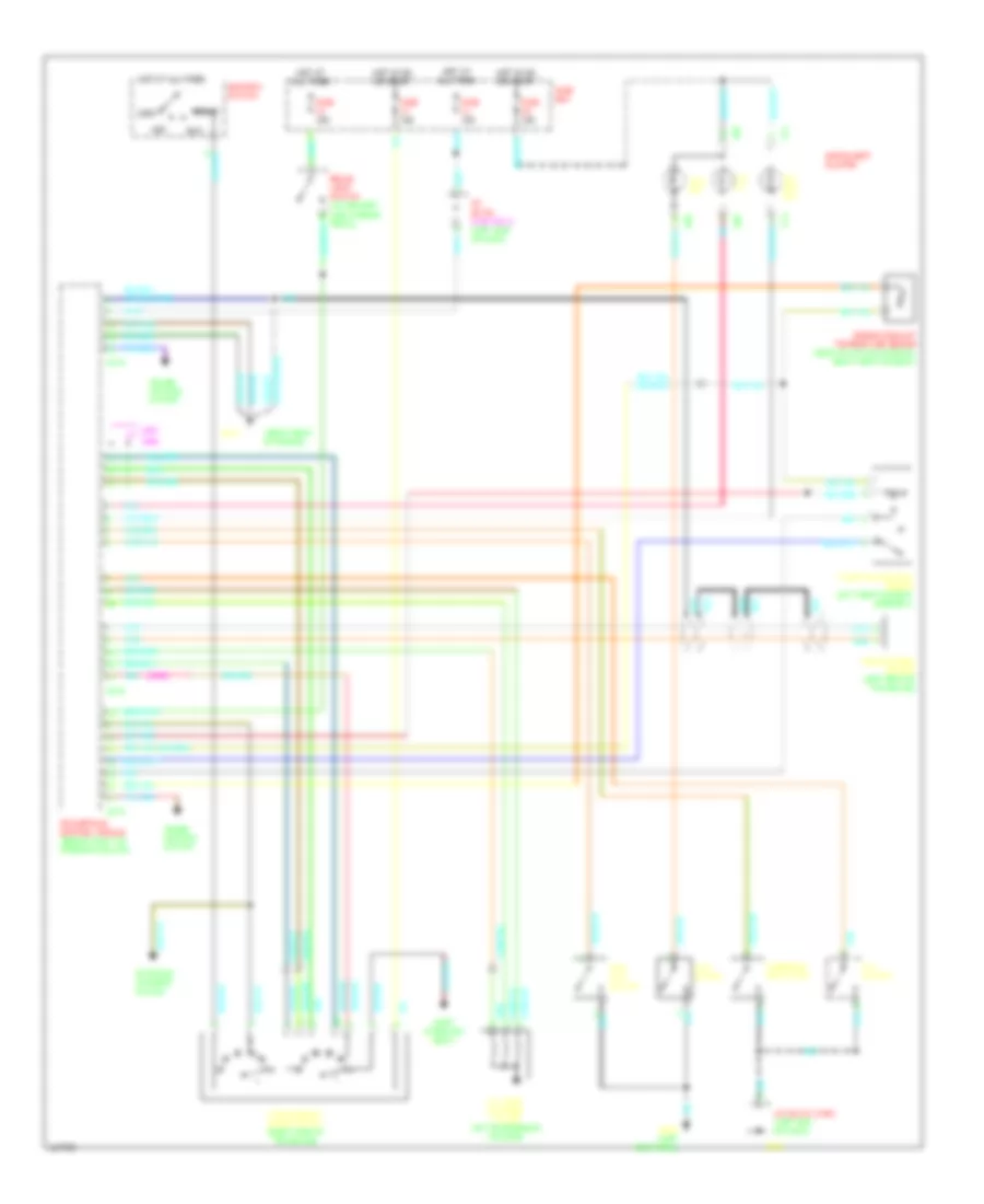 A T Wiring Diagram 4 Speed A T for Suzuki X 90 1997