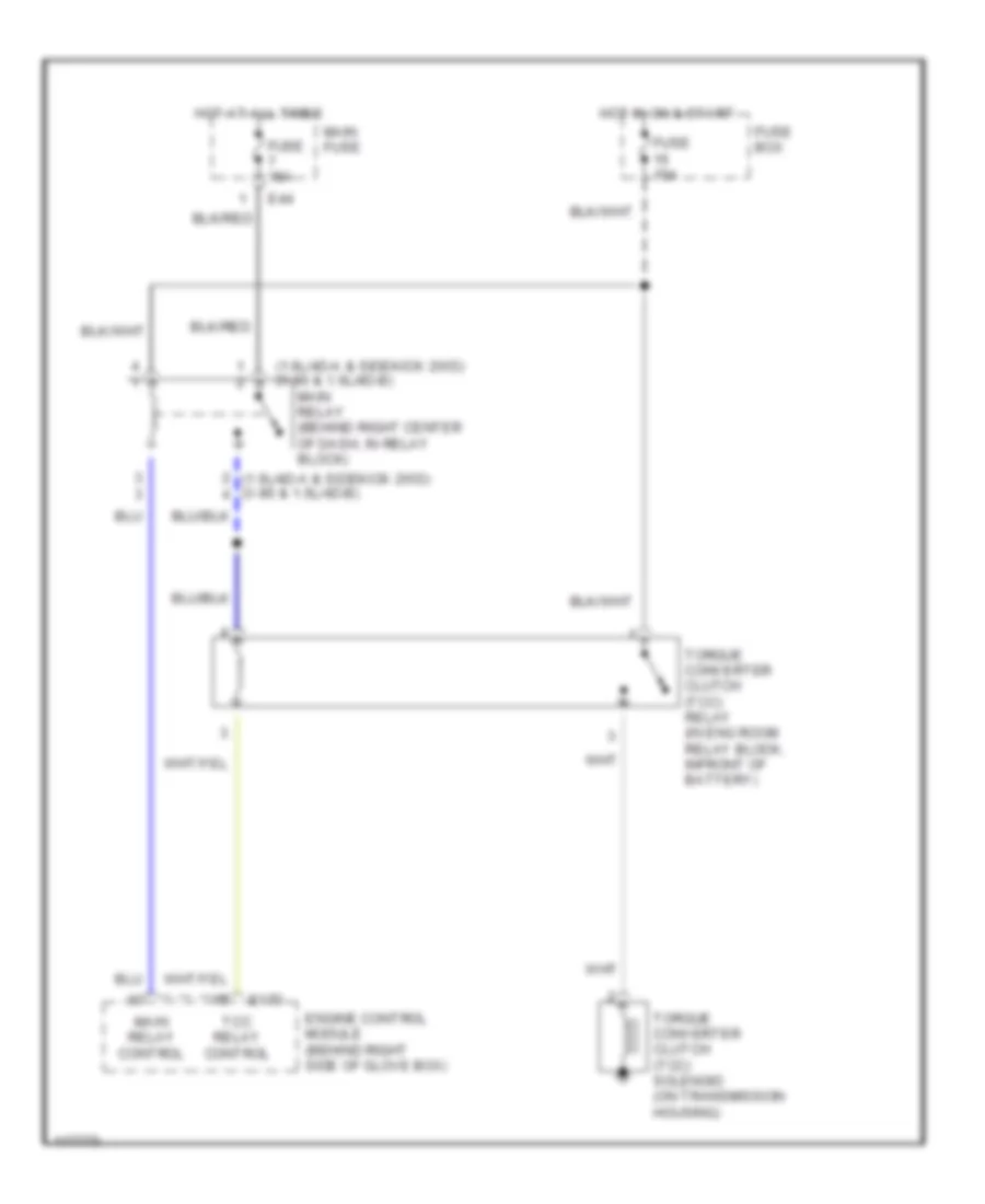 TCC Solenoid Wiring Diagram 3 Speed A T for Suzuki X 90 1997