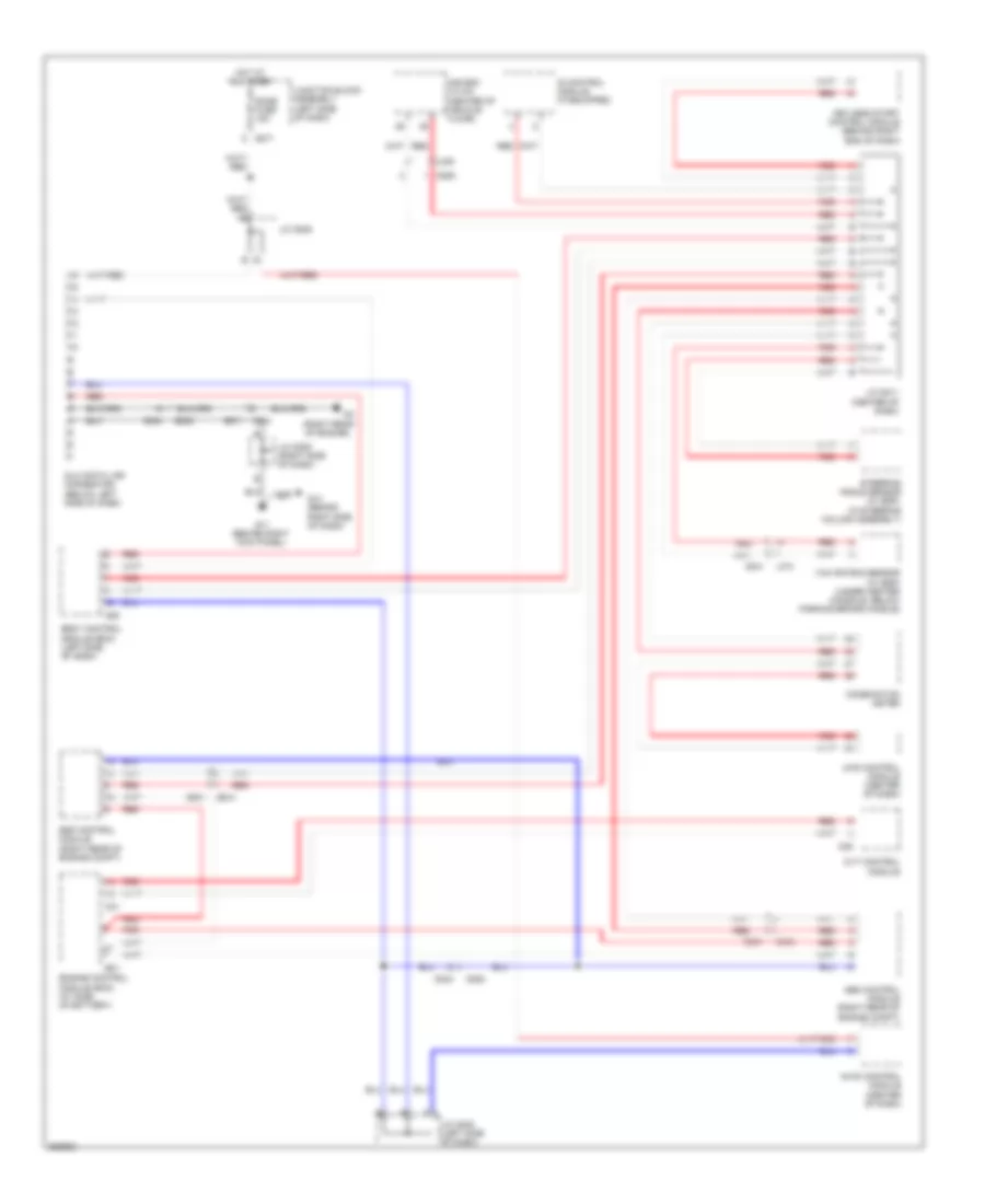 Computer Data Lines Wiring Diagram for Suzuki SX4 Crossover 2012