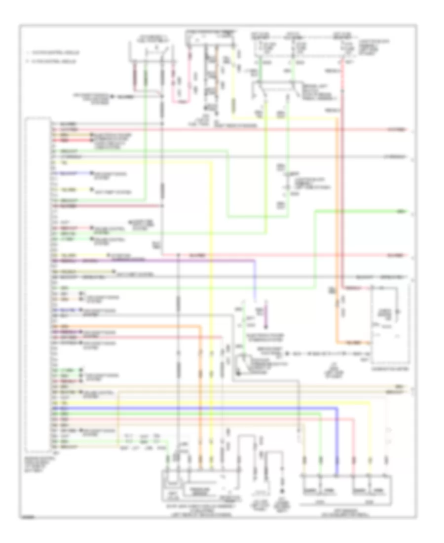 2 0L Engine Performance Wiring Diagram 1 of 3 for Suzuki SX4 Crossover 2012
