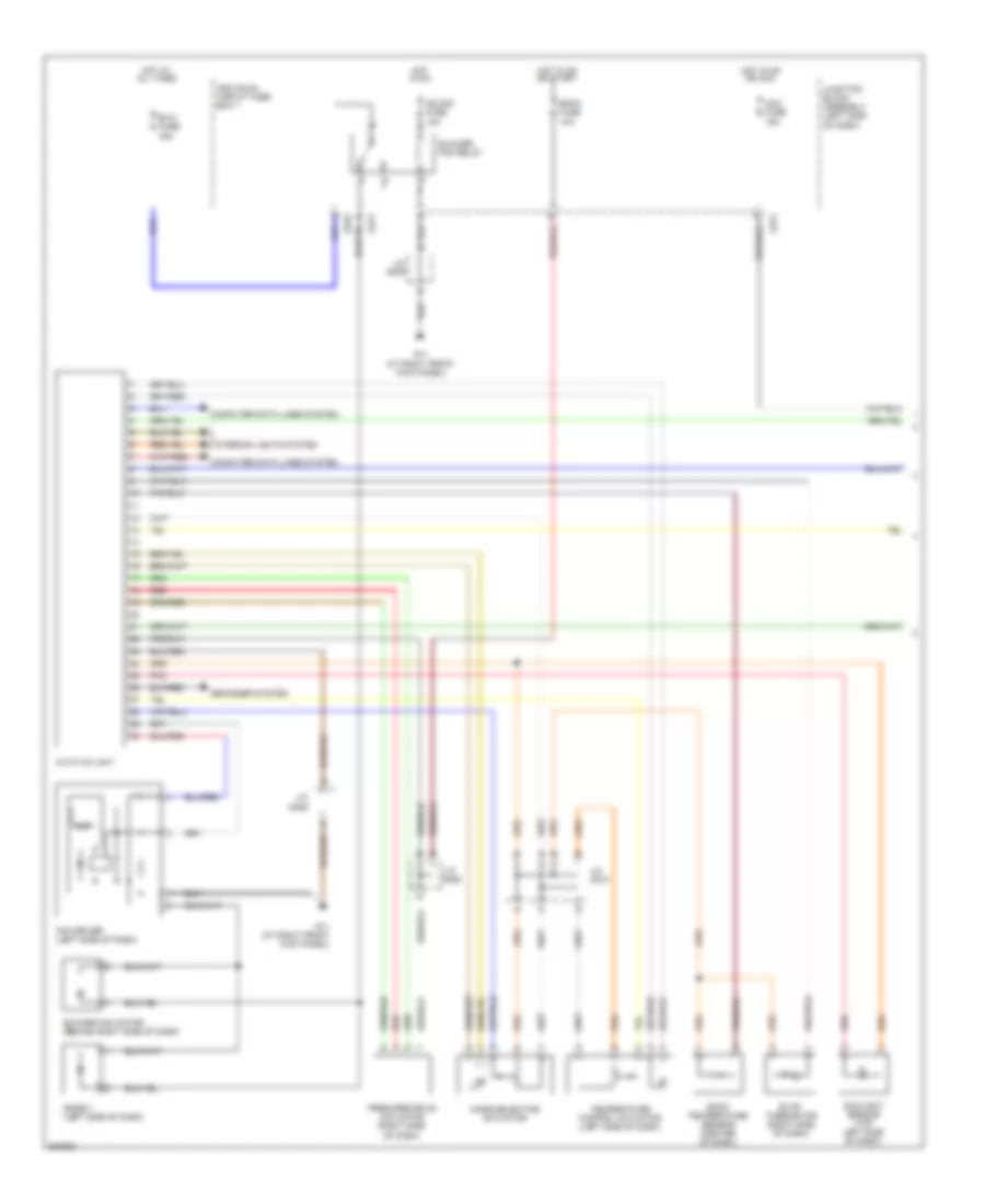Automatic A C Wiring Diagram 1 of 2 for Suzuki SX4 Sport 2007